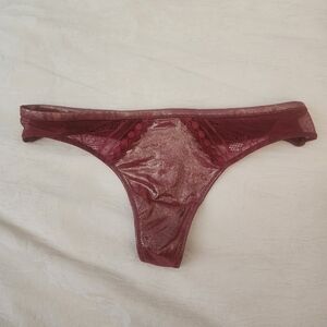 Victoria's Secret Body by Victoria shimmer & lace thong